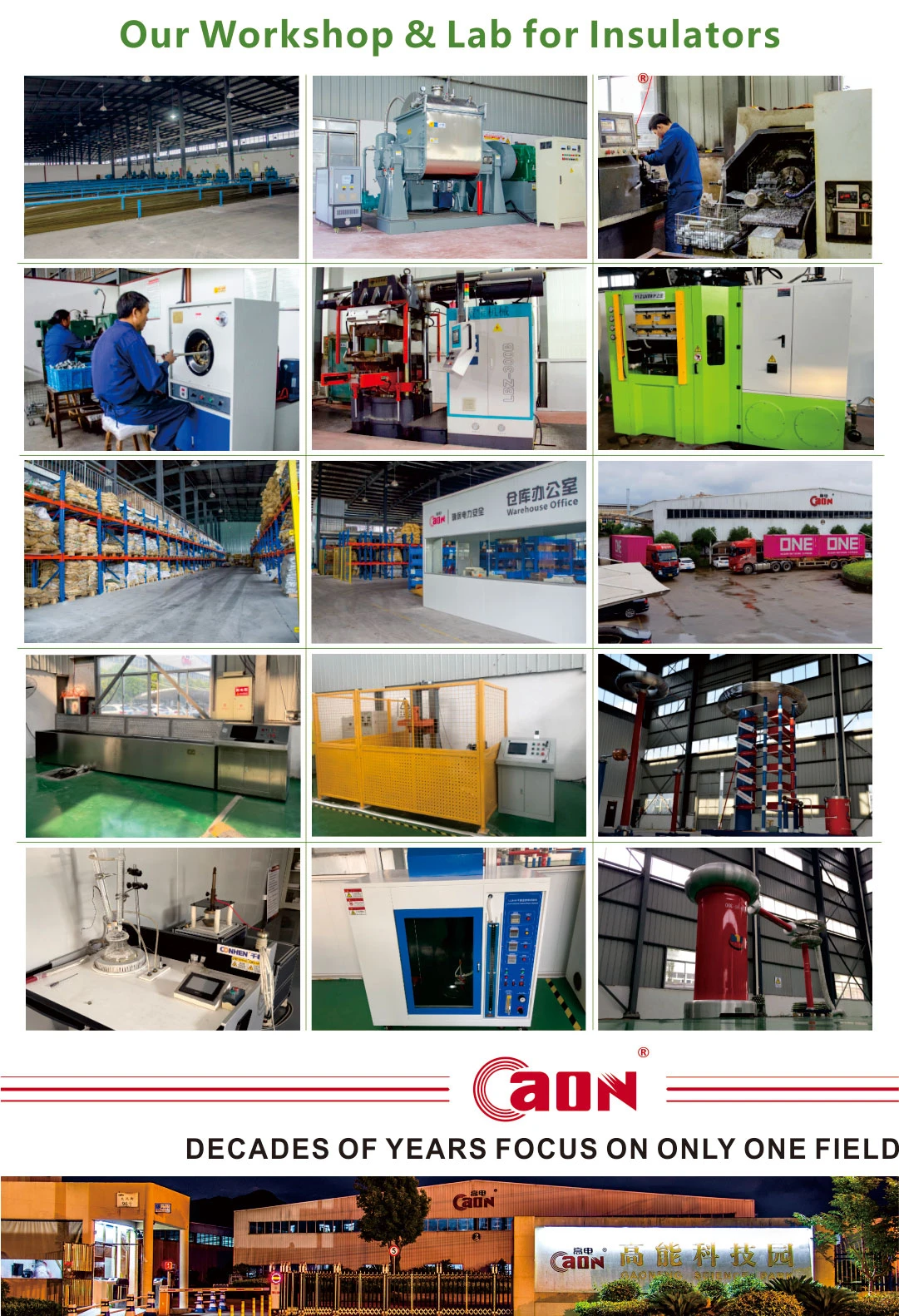 production and testing lab for post insulator production and testing lab for post insulator